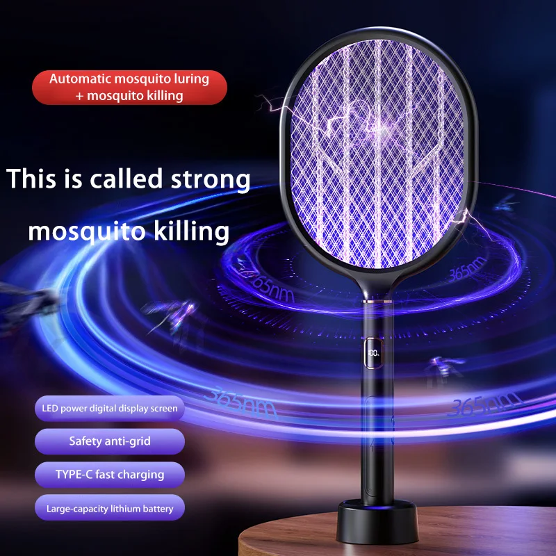 Mijia 2-in-1 Mosquito Killer Lamp USB Type-C Rechargeable Electric Mosquito Swatter Photocatalyst Household Mosquito Killer Lamp