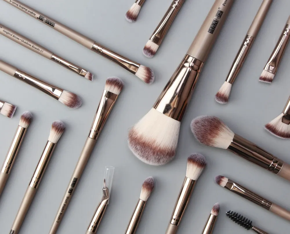 20 個のメイクブラシプロフェッショナル化粧品パウダーアイシャドウファンデーション美容ツール女性のためのメイクアップツールセット