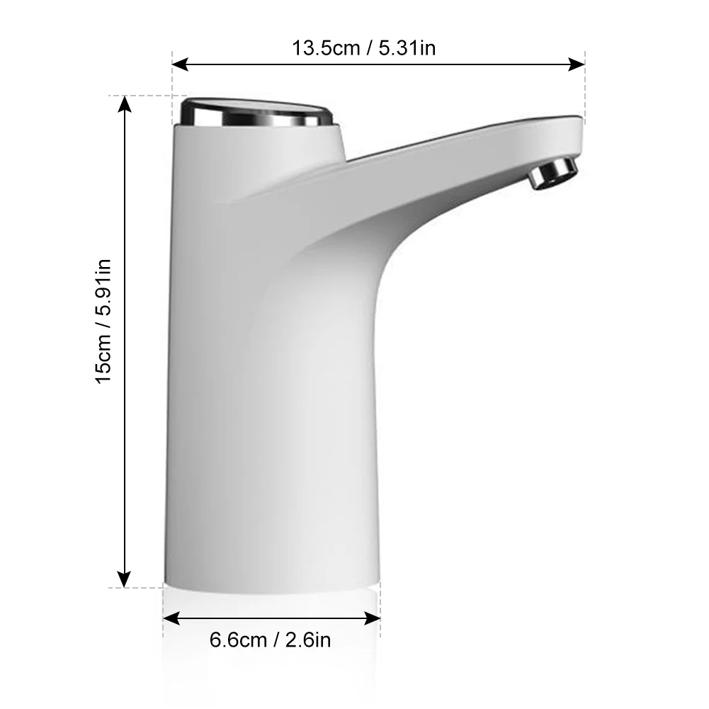 

Электрический диспенсер для воды, интеллектуальный перезаряжаемый большой ведро, бесшумный количественный насос для бутылок с водой