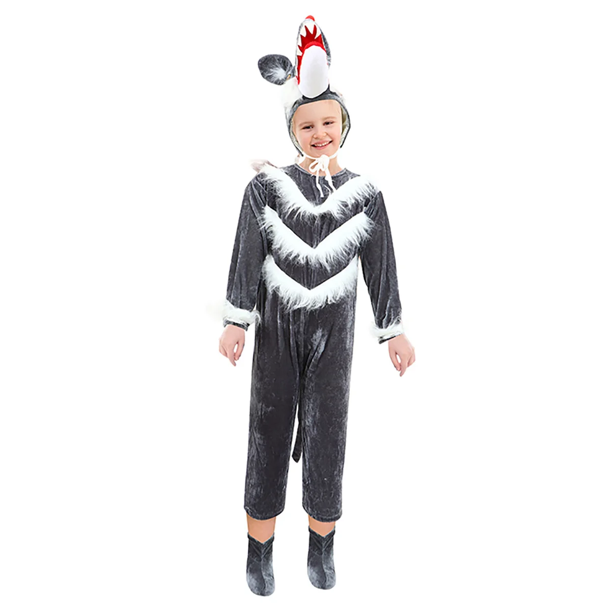 

1Set Kids Animal Costume Set Includes Headgear Shoes Lightweight for Stage Performance Birthday Party Kids Cosplay Costume