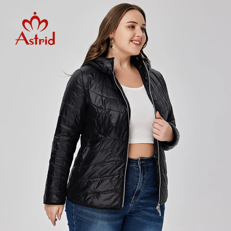 Astrid Women's Spring Jacket 2023 Padded Coat Women Parkas Quilted Hooded Short Warm Female Clothing New In Outerwears Plus Size