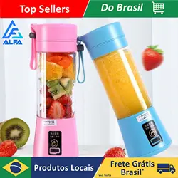 Alfa-mini espremedor portátil com 6 copos para levar o copo de suco