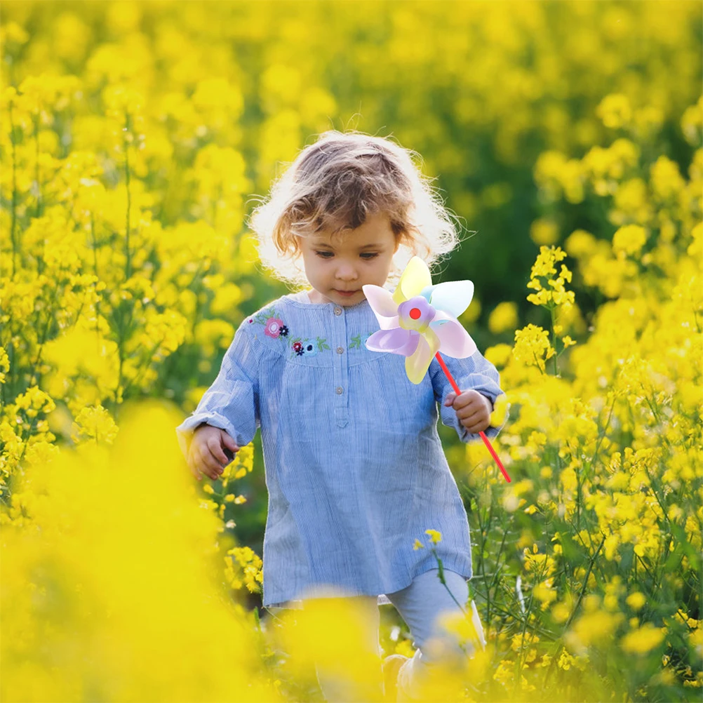 15Pcs Replacement Windmill Rods Sturdy Plastic DIY Accessories for Garden Decor Reusable Pinwheel Making Outdoor Repair Supplies