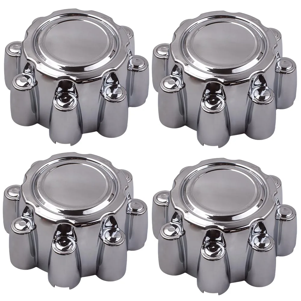 4 Chrome Wheel Center Hub Cap Dust Covers for FORD for F250 F350 1C341A096BB