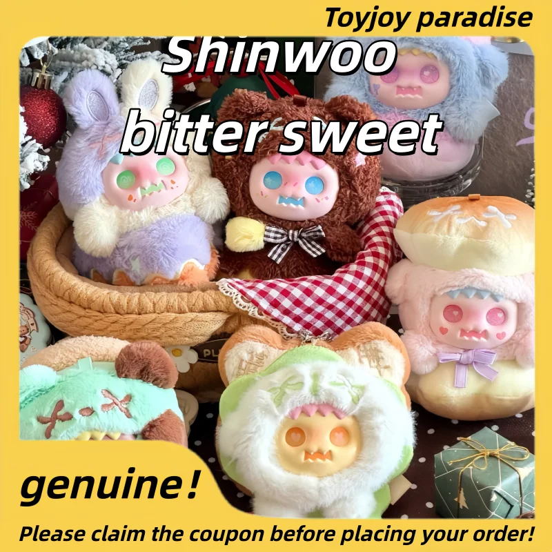 

Коллекционная серия «Медвежонок-призрак» Shinwoo: милые виниловые плюшевые куклы, подвески для сумок, таинственная коробка-сюрприз Shinwoo, декор для дома, идеальный подарок