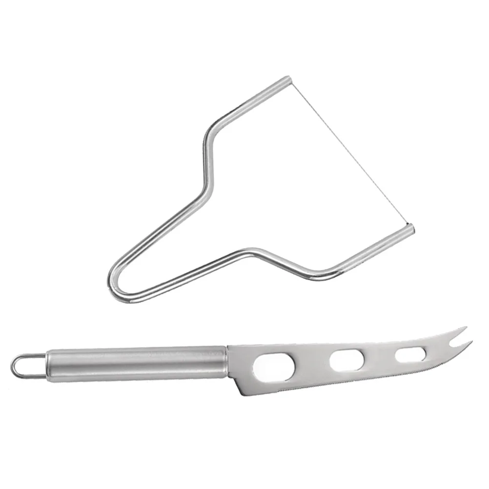 

2 Pcs Cheese Cutting Tool Stainless Steel Slicer Kitchen Gadgets Home Restaurant Practical Tool Set
