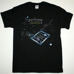 Camiseta negra Supertramp Crime Of The Century 1974, camiseta progresiva Rock