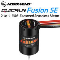 Hobbywing QuicRun Fusion SE 40A 1200KV&1800KV Sensored Brushless Motor 2-in-1 FOC system For 1/10 RC Model Crawler Accessories