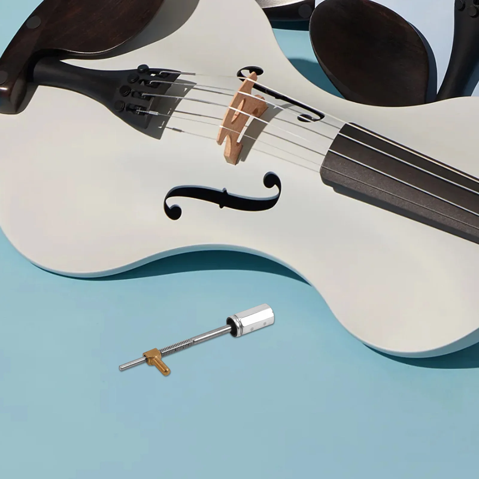 

Professional Violin Accessories Metal Bow Frog Part Musical Instrument Parts Screw for Viola