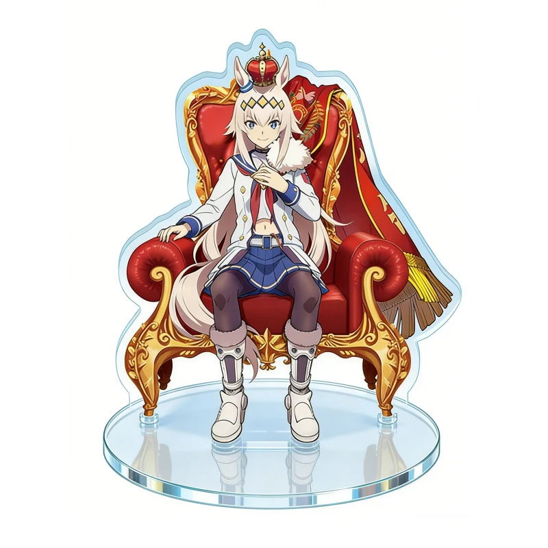Anime Uma Musume Pretty Derby Acrylic Stand Cinderella Gray figure Stand Plate Cosplay Prop Decor Gifts 15cm - Image 2