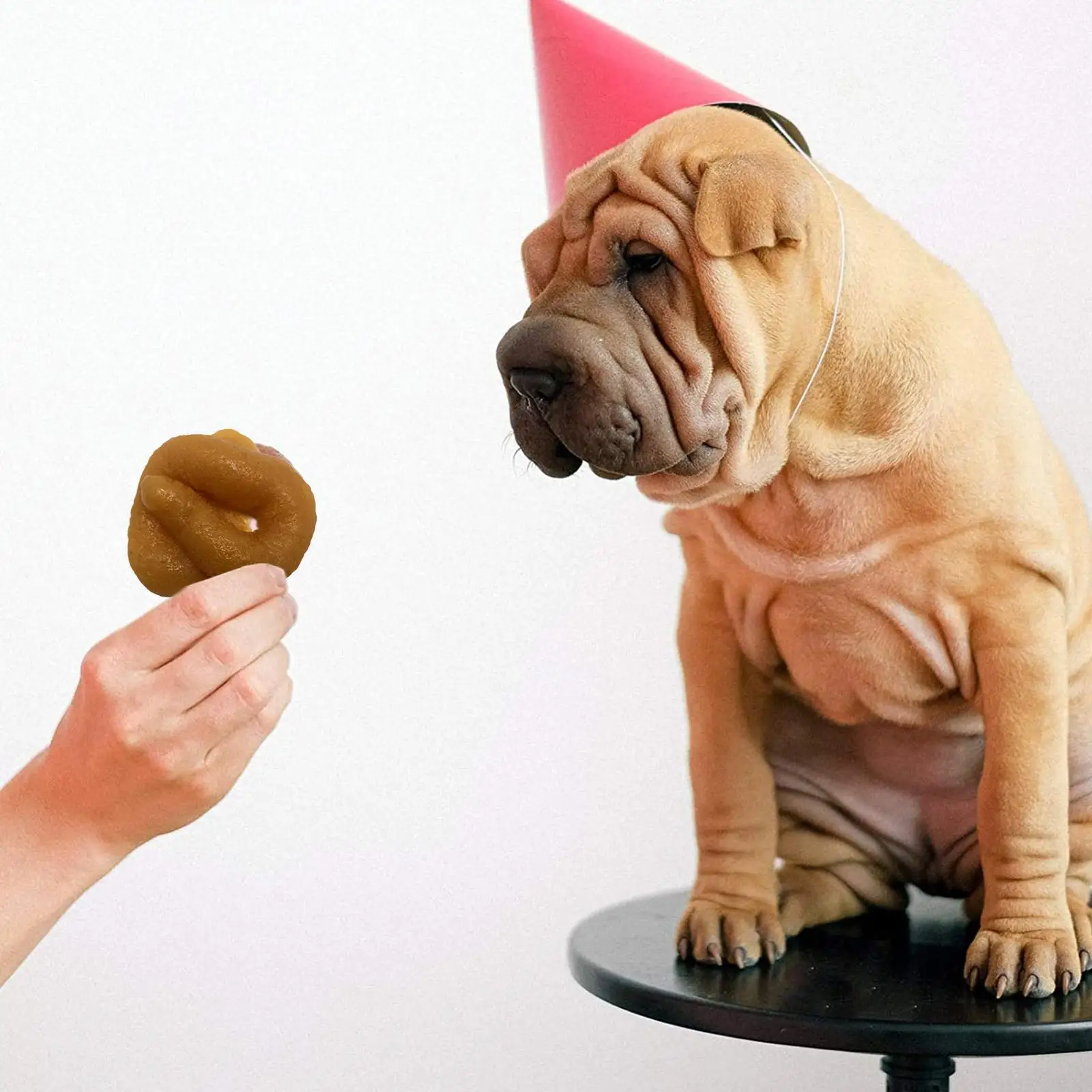 واقعية القرف هدية مضحك لعبة وهمية أنبوب قطعة من القرف المزحة اسفنجي اللعب نكتة صعبة اللعب واقعية أنبوب المطاط المزحة لعبة #2