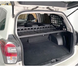 For Subaru Forester SJ 2014-2018 Modular Storage Panel Shelf Modification Rear Trunk Debris Rack Luggage Organizer Molle Panel