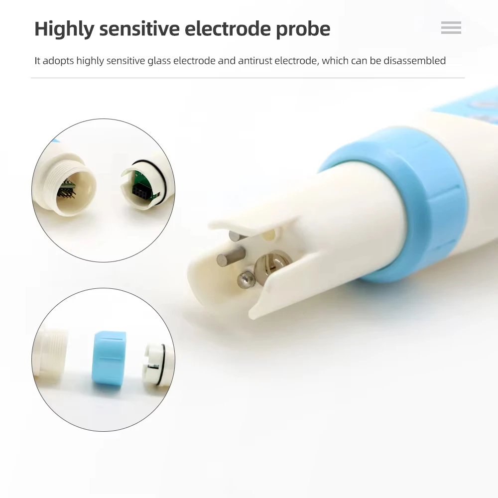 Medidor calidad del agua Bluetooth para piscinas y acuarios PH/EC - imagen 5