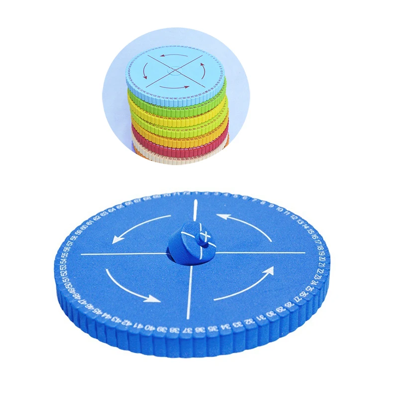 1Pcs 72 Bits Round Square Beading Cord Disc Disk Braiding Plate Bracelet Loom Weaving Board DIY Braided Rope Knot Handmade Craft