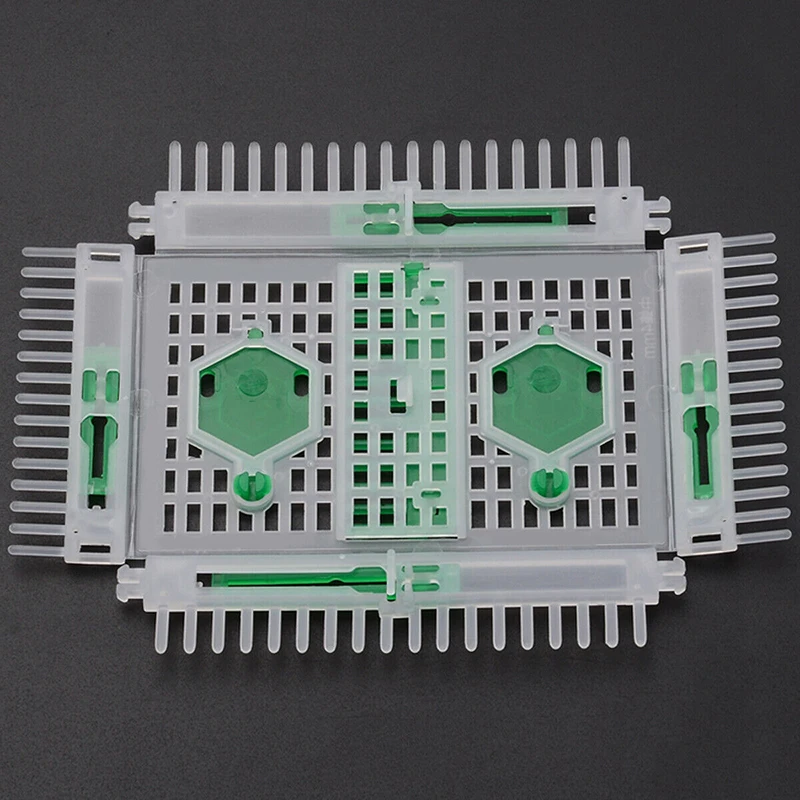 Colmeia rainha abelha gaiola retangular plástico agulha apicultura coletor 107*68mm para acessórios de apicultura suprimentos úteis