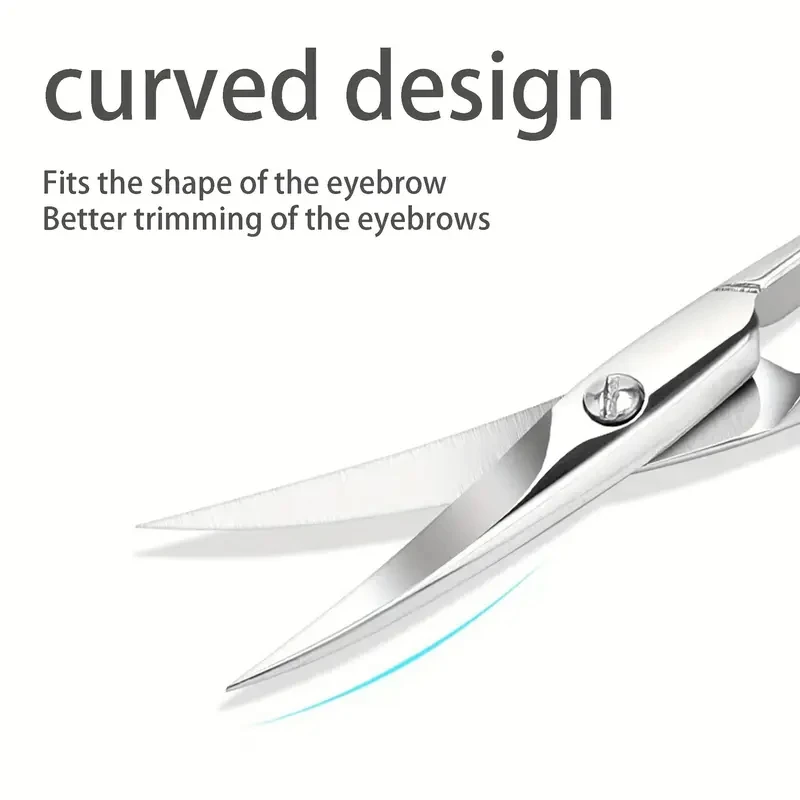 Small Stainless Steel Scissors For Nails, Eyebrow And Nose Hair Scissors, Nail Trimmers, Facial Trimmers, Makeup And Beauty Tool image 2