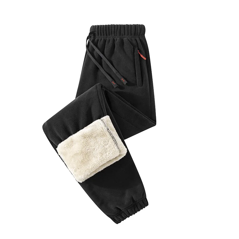 

New Autumn and Winter Thickened and Fleece Sweatpants, Fleece Outdoor Sport Pants, Warm and Fleece Casual Versatile Pants