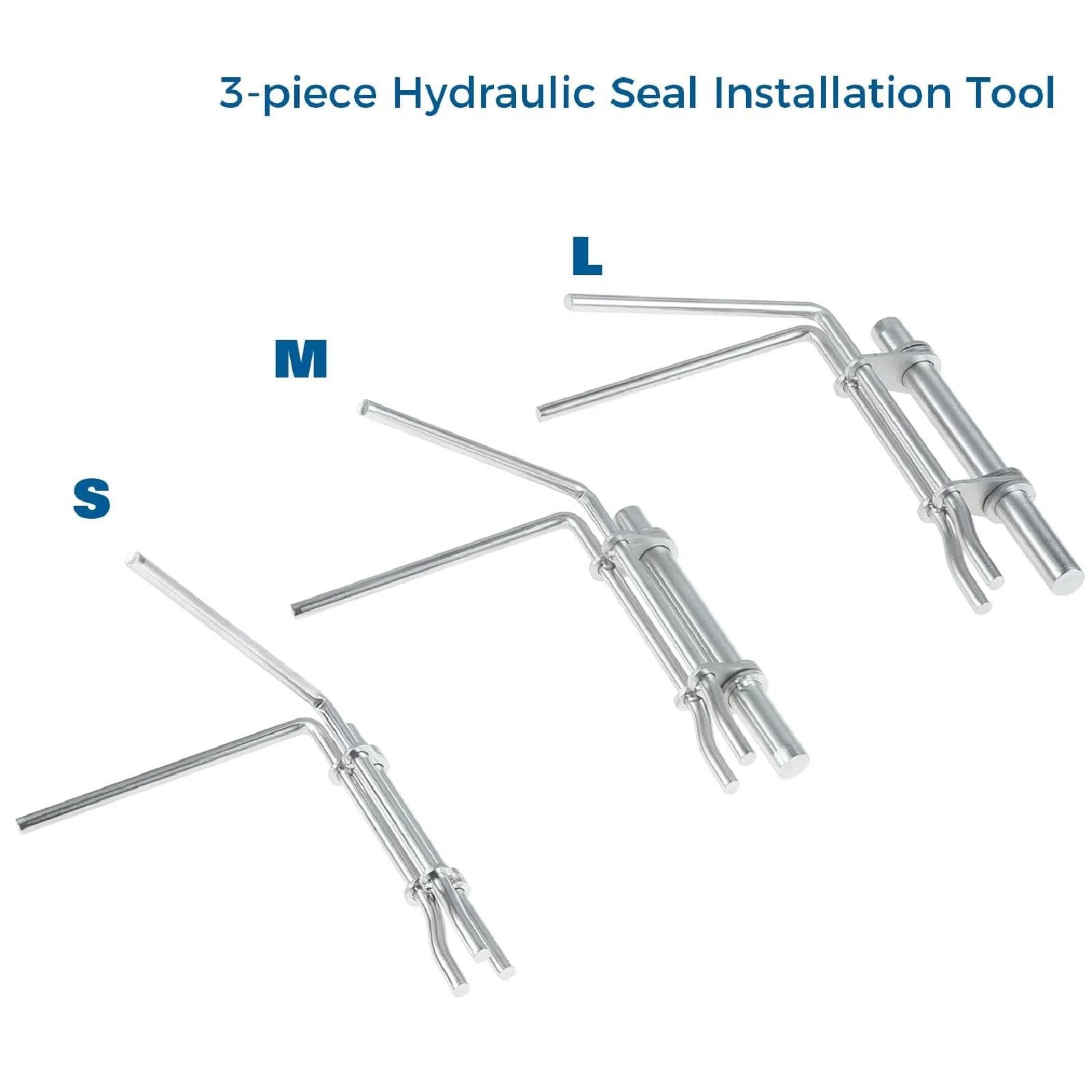 3Pcs Hydraulic Cylinder Piston Up U-Cup Rod Seal Installation Tool Kit Seal Twister Universal Mechanics Specialty Tool Set S/M/L