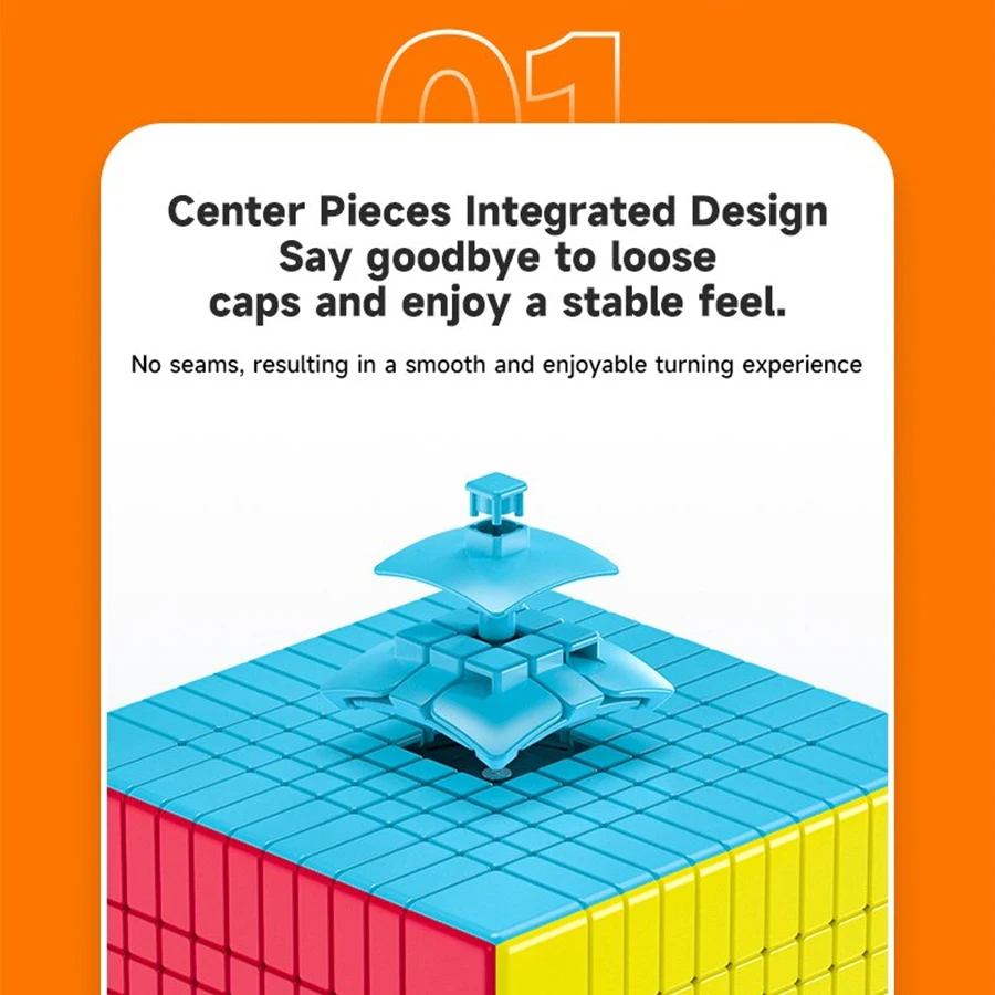 QY TOY Magic Cube 11x11 Professional Puzzle 11x11x11 10X10 Smart Game Fidget Toy Smart Game Twist Wisdom Cubo Magico 10X10X10