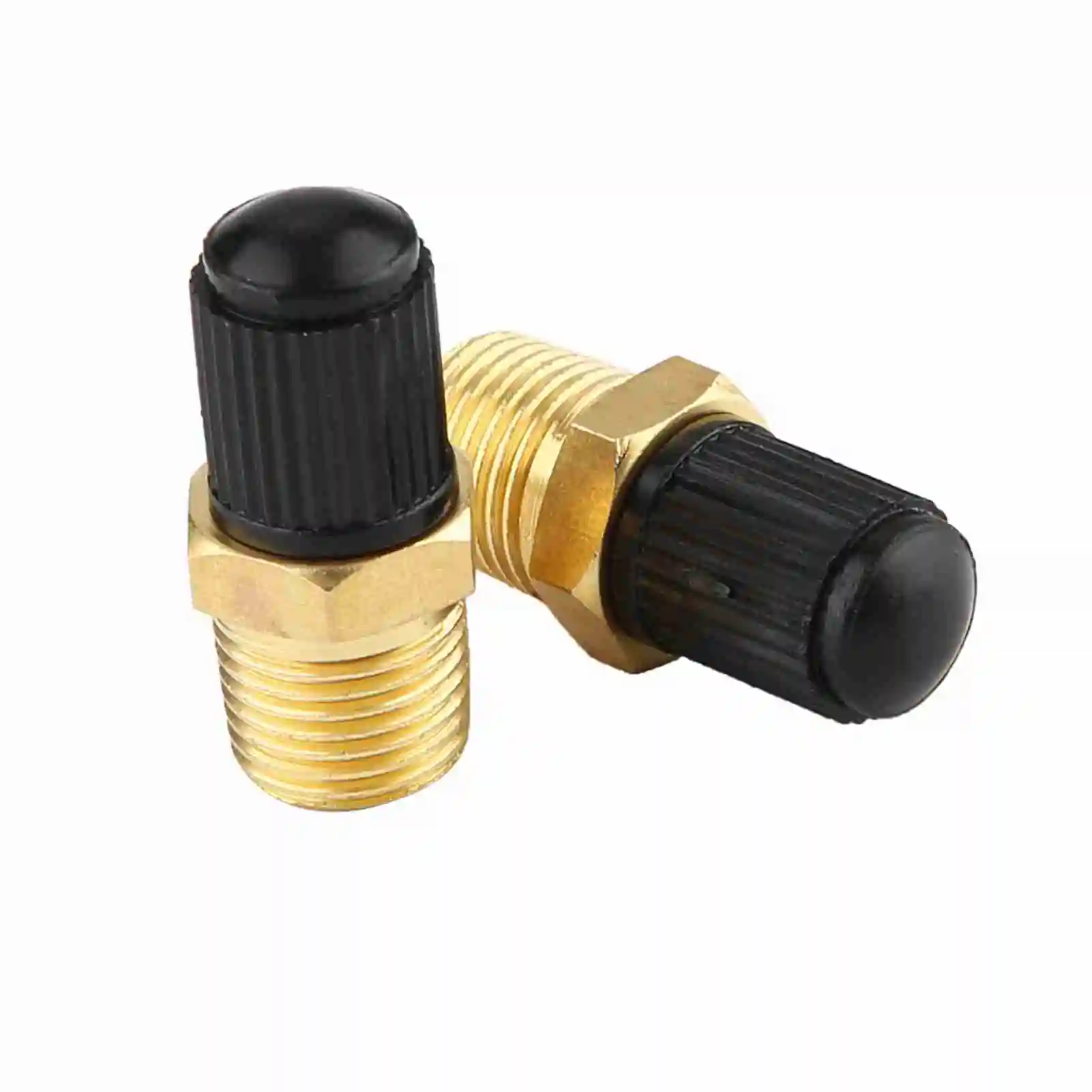 1/8 "NPT صمام ضاغط الهواء النحاس 200-300PSIG ملء صمام مع غطاء واقي مكافحة الصدأ الإطارات النحاس صمام لأنظمة خزان الهواء