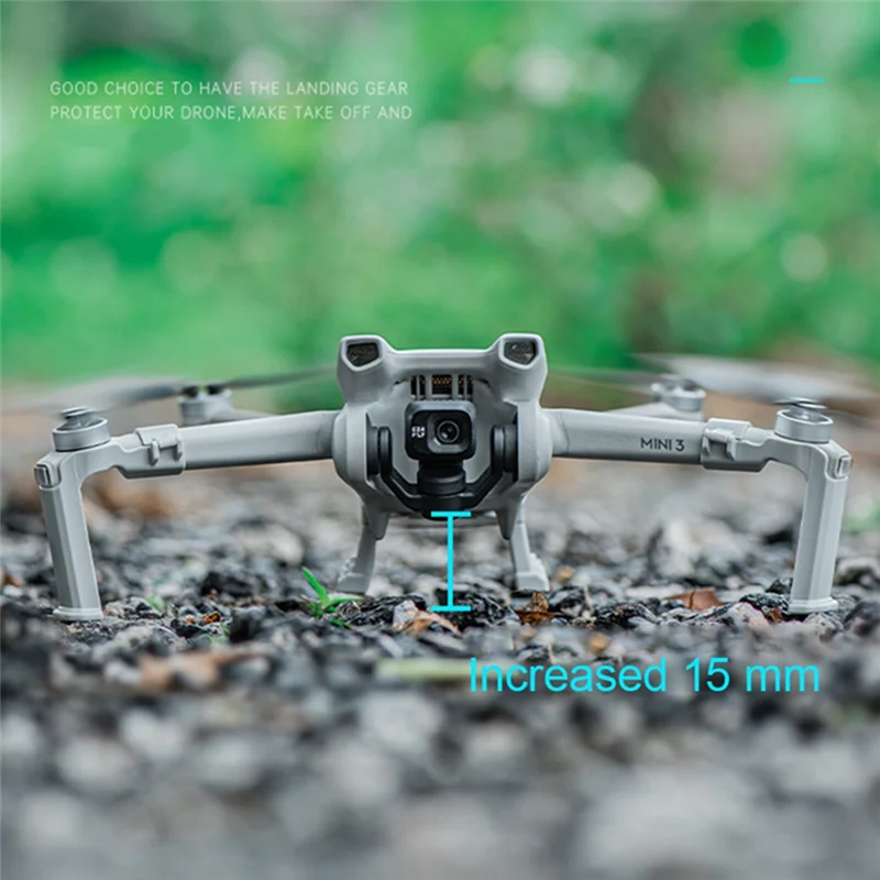 STARTRC for DJI Mini 3 Pro Split Height Landing Gear Convenient Drop Cushion Training Frame Kickstand Accessories