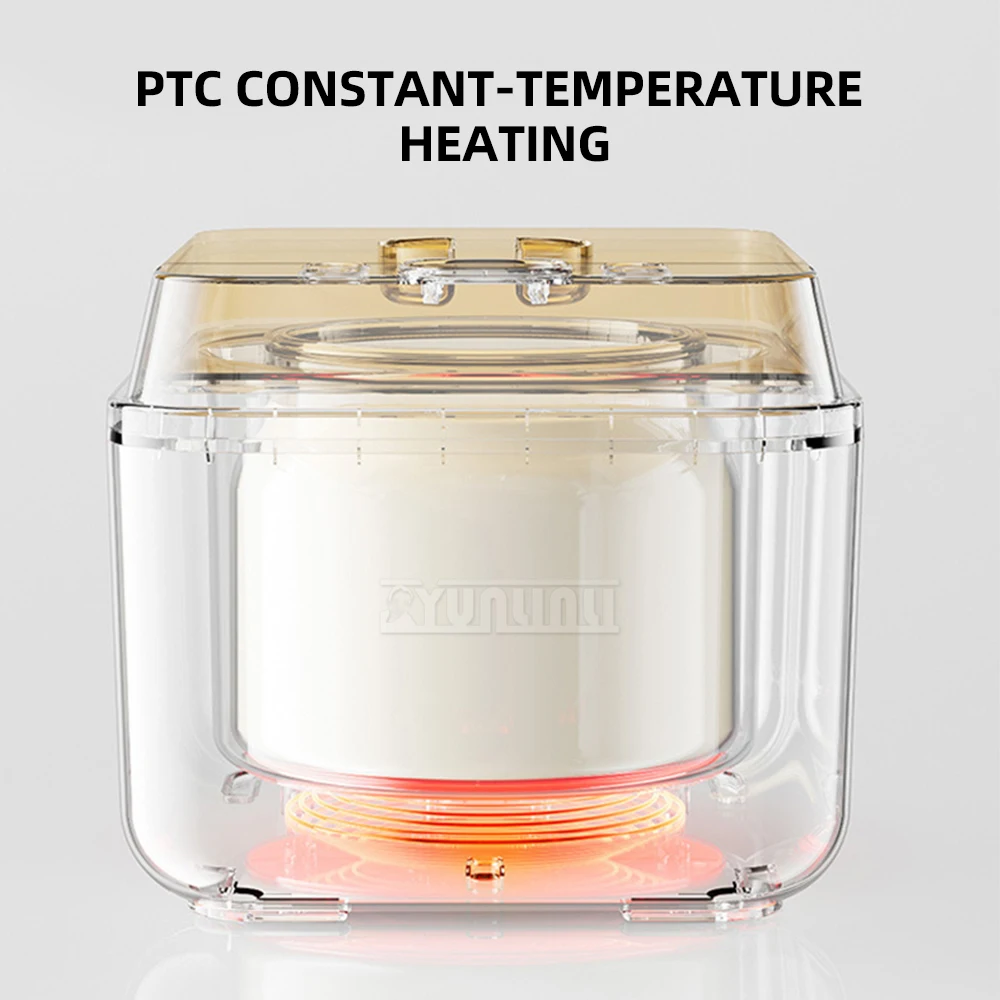 آلة تخمير الزبادي المنزلية جهاز تخمير منزلي صغير متكامل لنبيذ الأرز الحلو بدرجة حرارة ثابتة