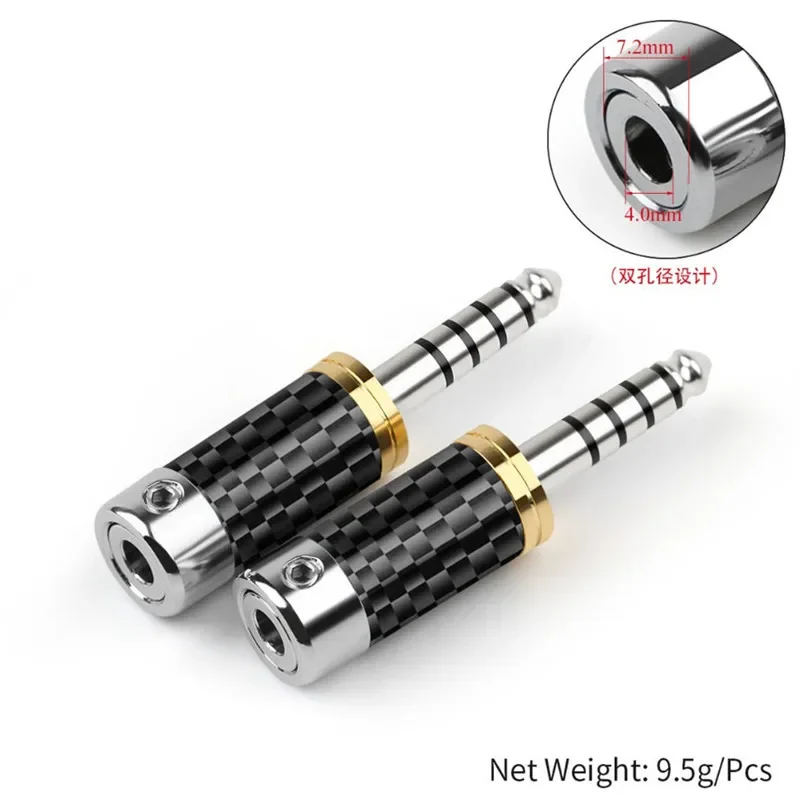 Audio-Buchse 4,4-mm-Stecker 4,4-Buchsen Kopfhörerstecker Gold Rhodium 5-poliges Löten DIY NW-WM1Z NW-WM1A MDR-Z1R Lautsprecherterminal – Detail 6