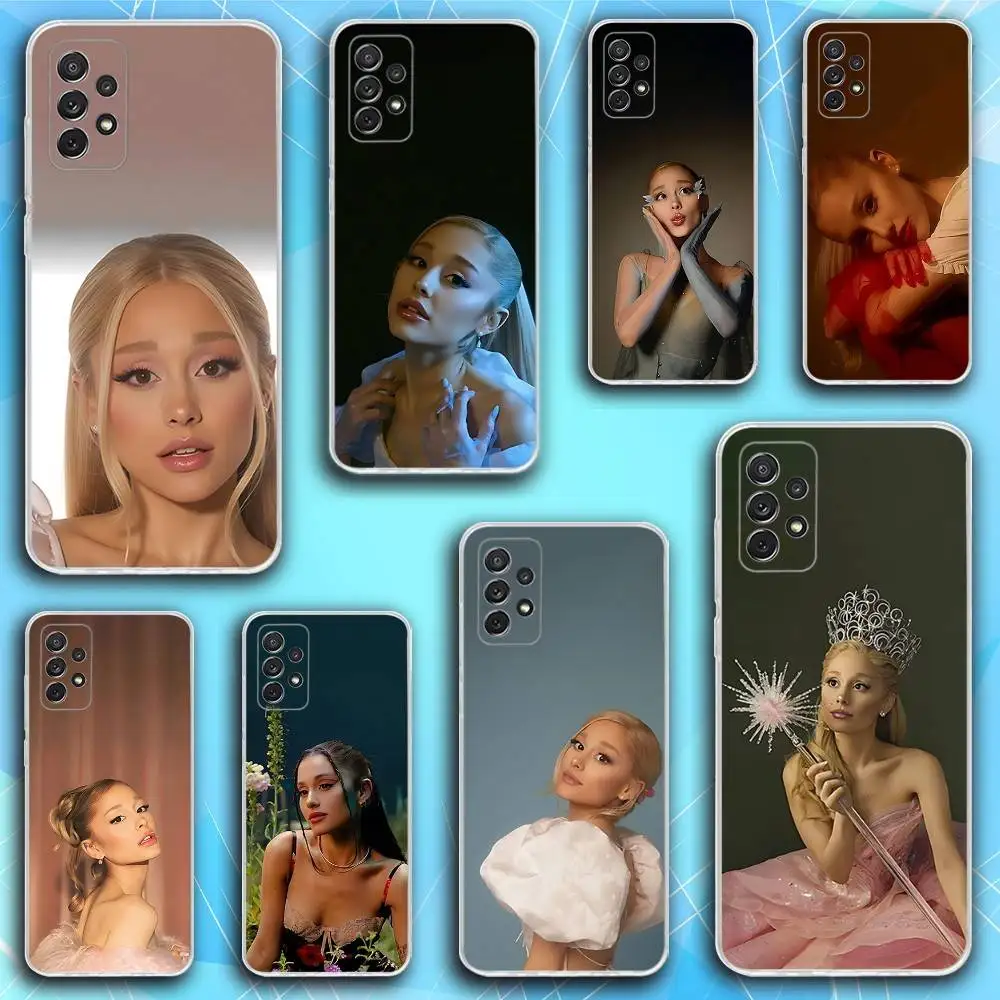 

Ariana Singer Grande Yes Phone Case For Samsung S30,23,21,22,20, FE lite,S10,9,8,7 PIus Note20ultra Soft Transparent