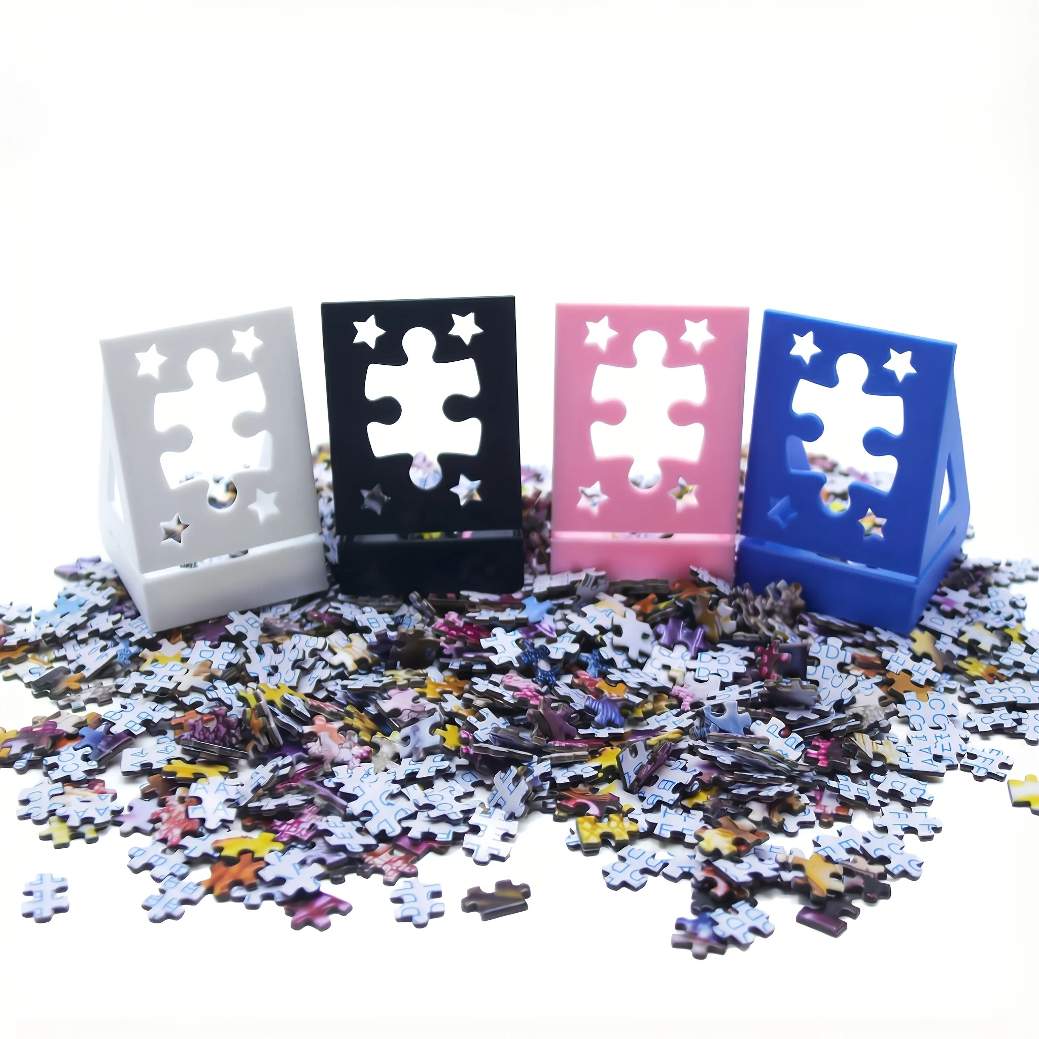 

Многофункциональный пластиковый держатель для пазлов, коробка для хранения пазлов и подставка для демонстрации плакатов (1 шт.)