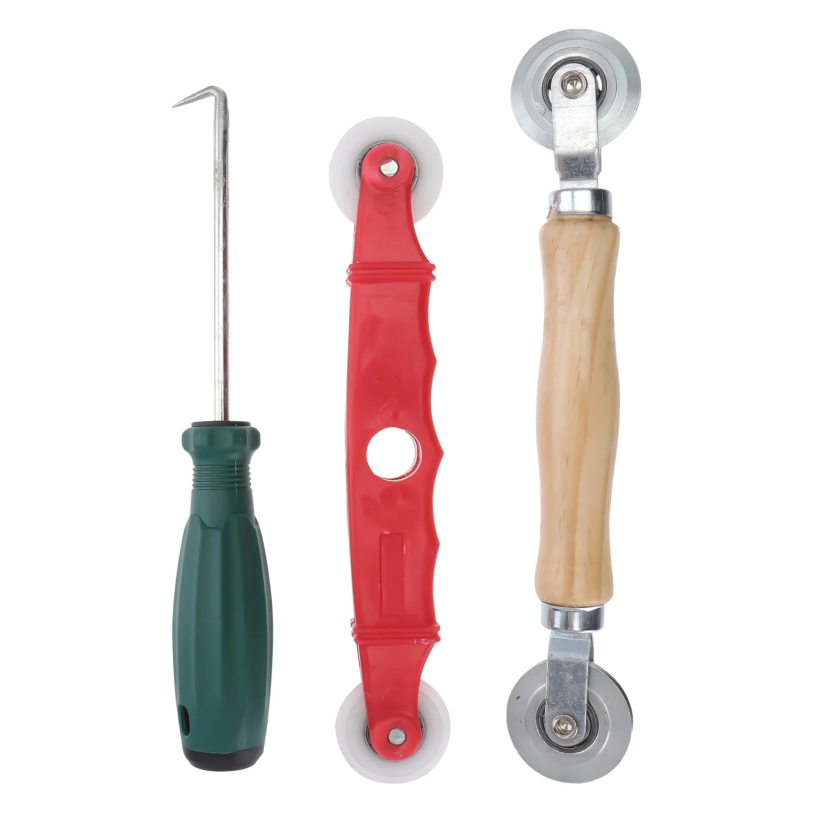 1 Set Tool Convex Concave For Window Door Screen Replacement Durable Plastic Handle Smooth Rolling Operation Spline