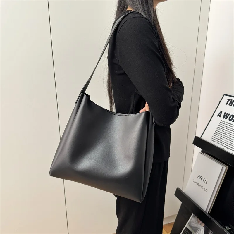 Spring Autumn Two Piece Set Mother Shoulder Bag Women's Bag Fashion Soft PU Leather Large Capacity Single Handheld Tote Bag C05