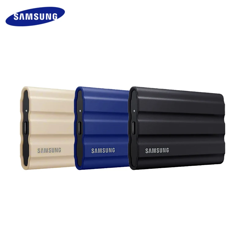 SAMSUNG Portable SSD T7 Shield 1TB 2TB 4TB External SSD USB 3.2 Gen 2 Type-C External Solid State Drive for Laptop Desktop
