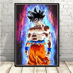 5D Full Round Diamond Paintings Anime Seven Ball Mosaic Kits Crystal Handicraft Embroidery Wall Arts for Home Wall Decor