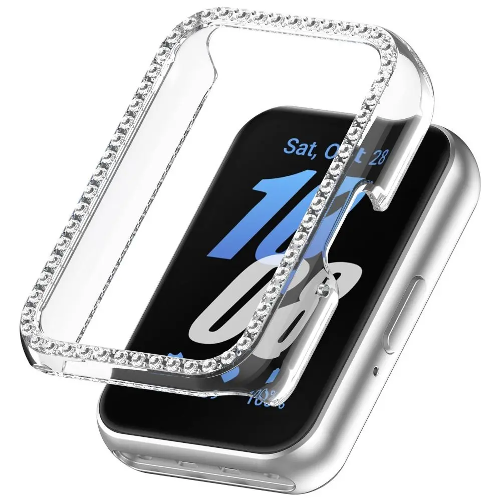 Osłona ochronna obudowa PC Samrt Screen Protector akcesoria kryształowa tarcza diamentowa obudowa do Samsung Galaxy Fit3
