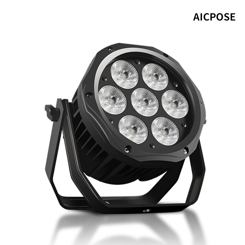 AICPOSE LED 7x12W RGBW /7x18W 6 in 1 Par Licht DMX Effekt Professionelle Bühne DJ Weihnachten Öffentlichen Farbe Licht Outdoor Waterpro