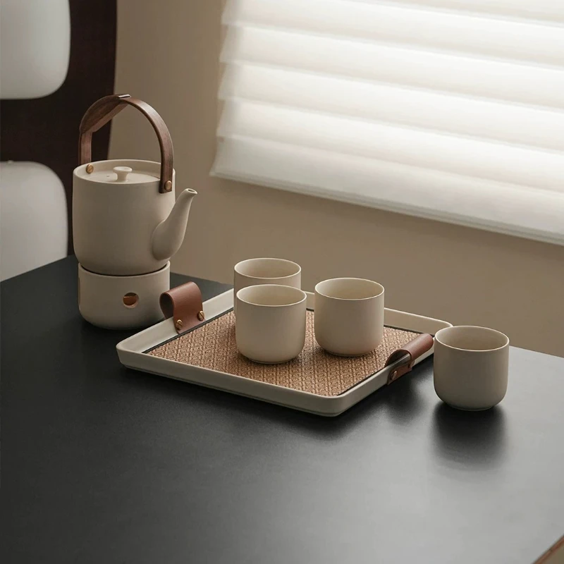 Afternoon Modern Tea Set Teapot Cute Vintage Jingdezhen Traditional Tea Set Japanese Bowl Jogo De Cha Porcelana Matcha Kit 5