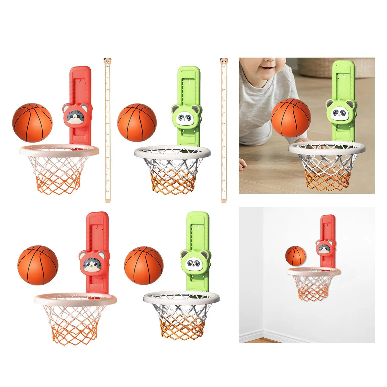 Touch High Jump Counter Jump Trainer Voice Report Exercise Workout Kids Basketball Hoop for Boys Girls Teens Kids Children Home