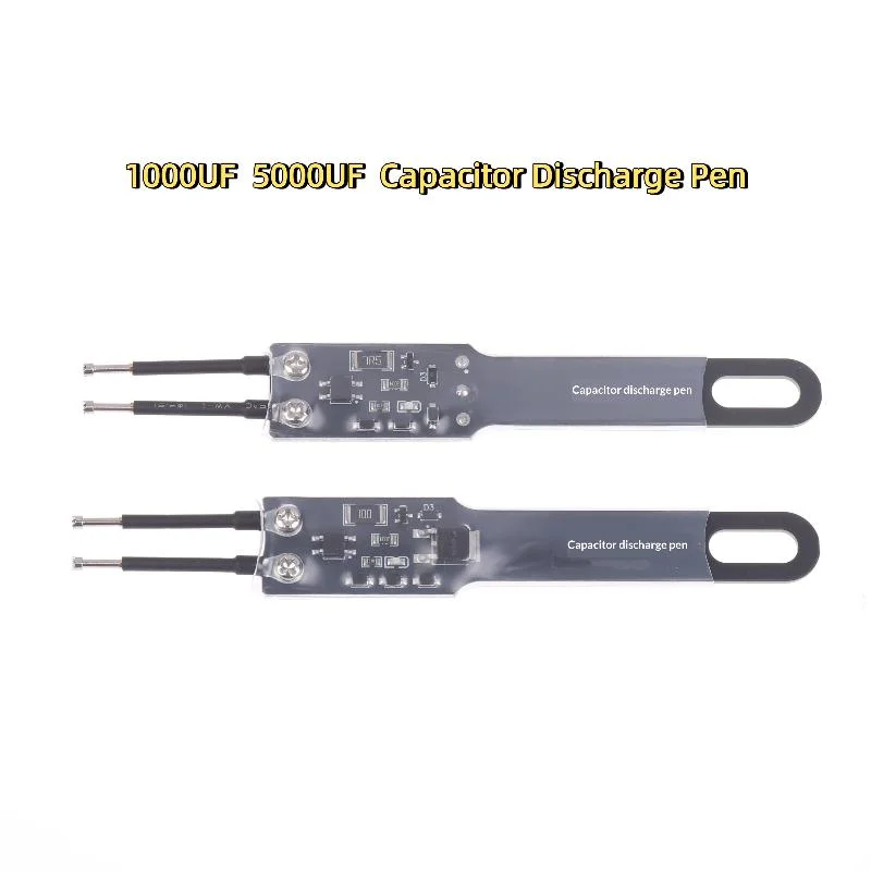 1000UF 5000UF Capacitor Discharge Pen Capacitor Discharge Tools Fast Discharge Adjustable Spacing Electronic Repair