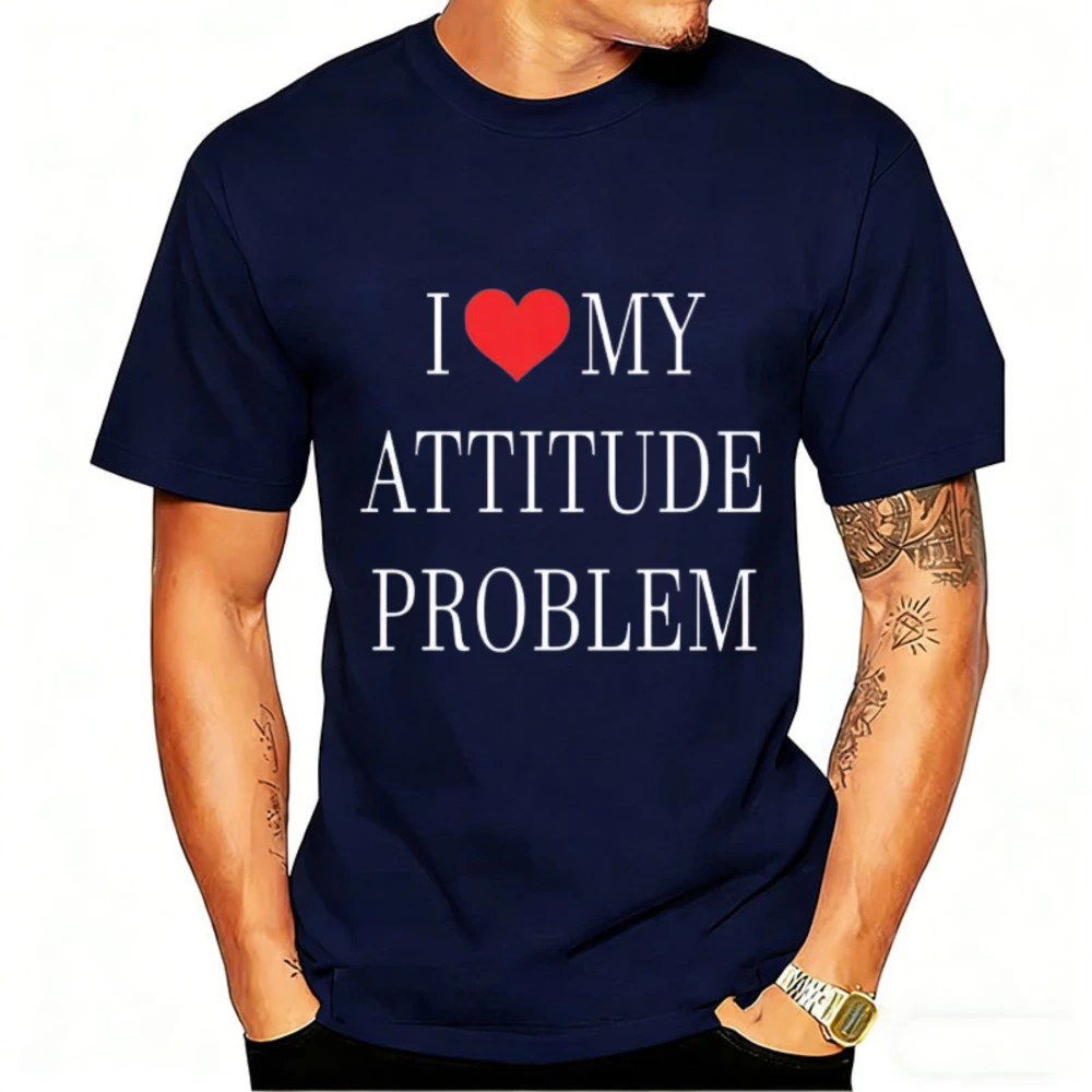 I Love My Attitude Problem Hoody Hoodie Funny Fashion Cute Meme Summer Casual Funny Gift Idea Present Casual Top Cotton Shirts