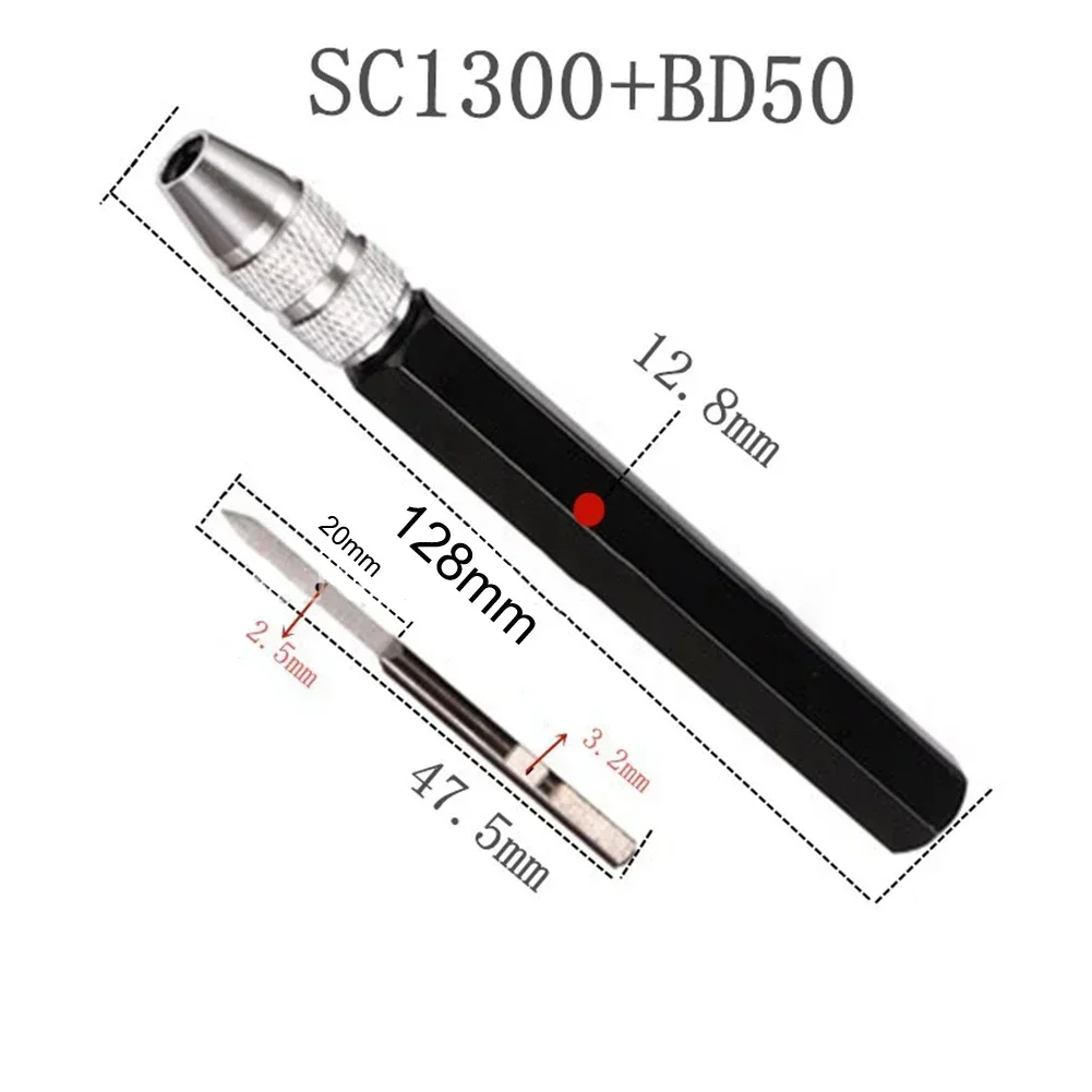 Adjustable Triangular Burr Scrapers Deburring Trimming Tool SC1300 Handle BD5010 Blade Processing Variety Of Materials