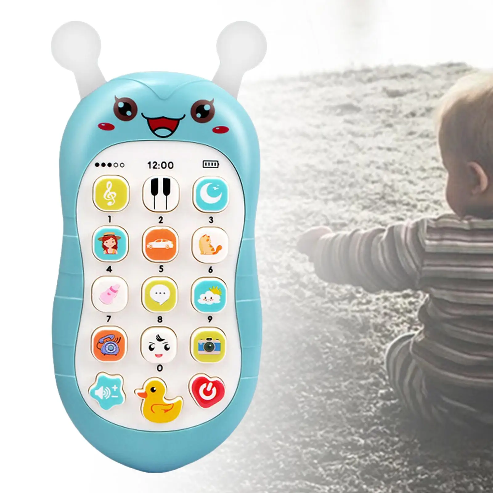 Kids Mobile Phone Toy Baby Phone Toy 15 Songs for Infants Baby