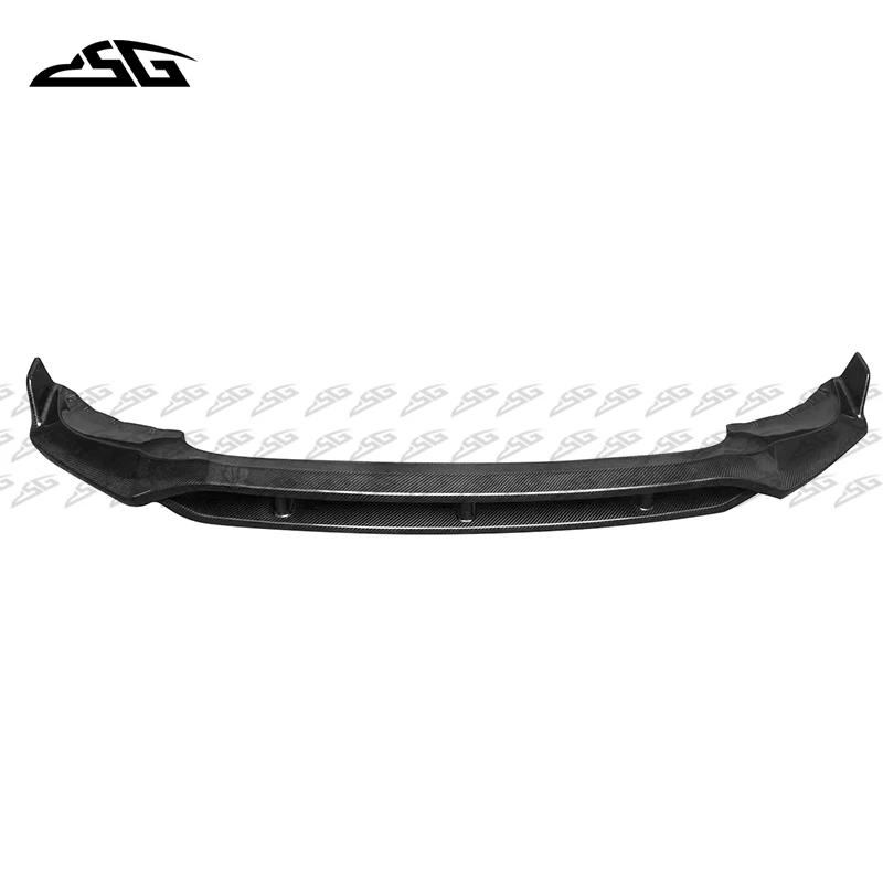 Car Front Lip Splitter For BMW X5 G05 2019-2022 Carbon Fiber Front Bumper Diffuser Lip Spoiler Lower Guard Plate Cover Body Kit