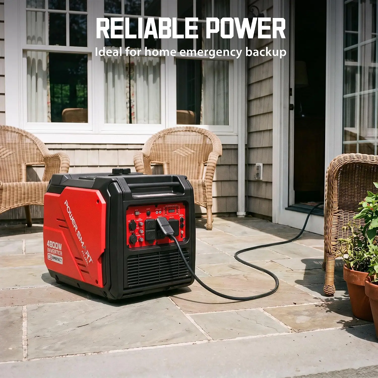4800 Watt Portable Inverter Generator for Home Use, Customized