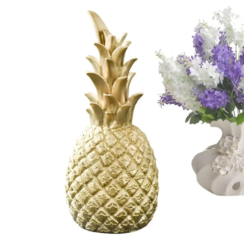 

Golden Pineapple Home Decor Golden CreativeHome Living Room Porch Model Room Soft Decor Wedding Gift Decor Fruit Ornament