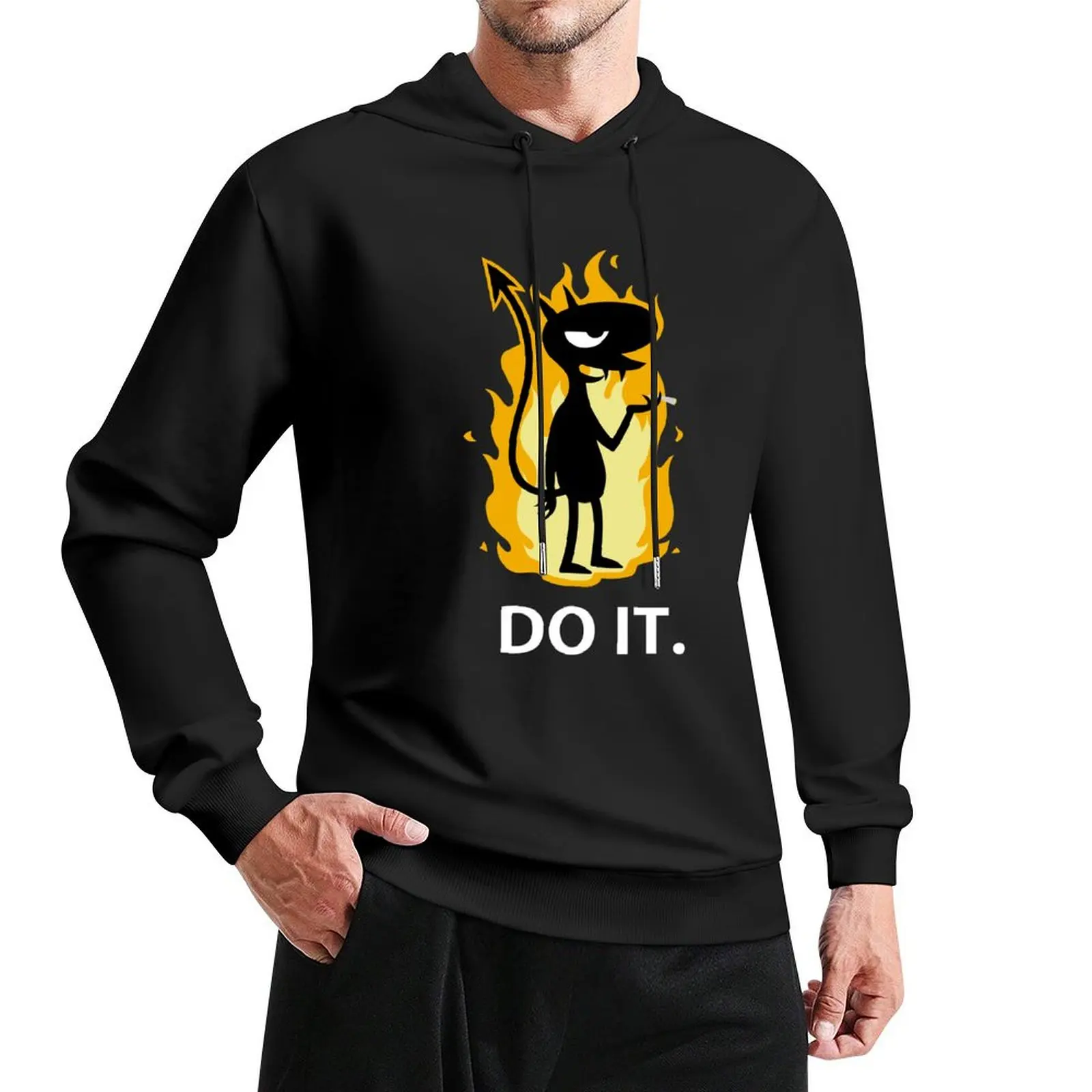 

Lucy - DO IT! Pullover Hoodie korean clothes winter clothes graphic t shirts men men hoodie