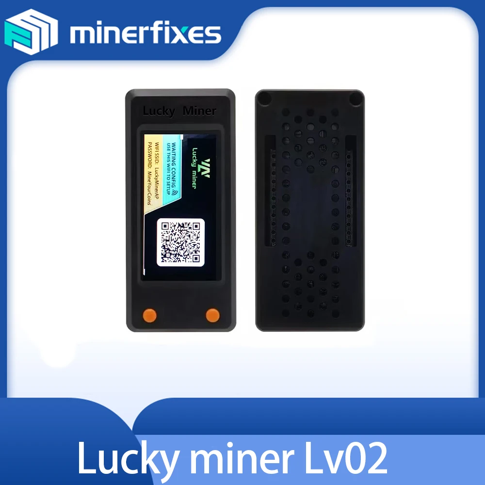 Bitcoin Miner Lucky Miner LV02 74KH/S SHA256 BTC SOLO Mining Crypto Miners ASIC Mining Silent Mining Machine Lottery Device