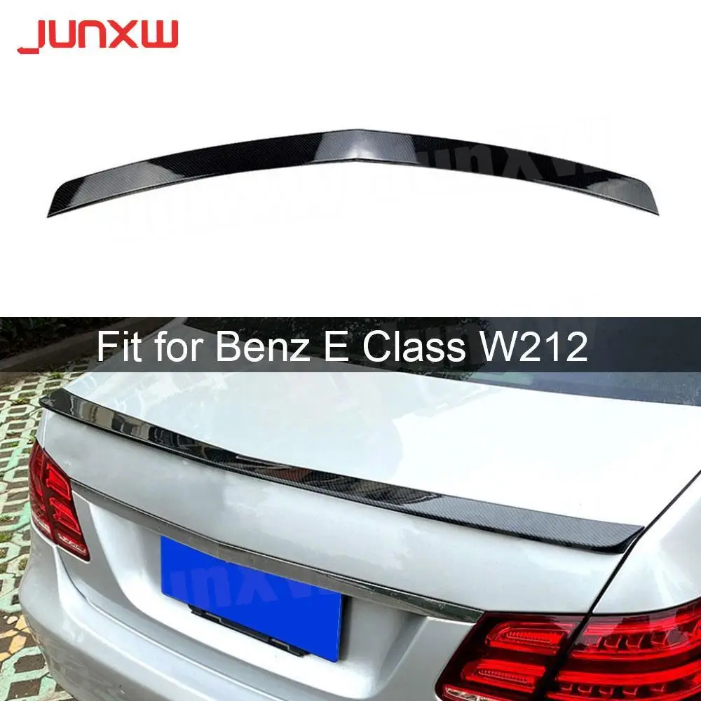 

ABS Rear Trunk Lip Spoiler For Mercedes Benz E Class W212 E200 E260 E63 AMG 2014-2016 Sedan 4Door Car Wing Bumper