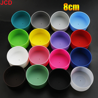 8cm Silicone Cup Bottom Sheath Protector Sleeve For Glass Water Tea Bottle Anti Slip And Anti Scalding Bottle Anti Damage Sleeve
