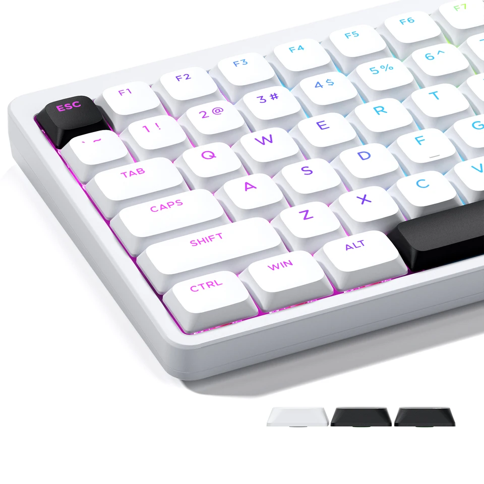XVX Low Profile Keycaps BOW Shine Through Skyline R2 Double-Shot