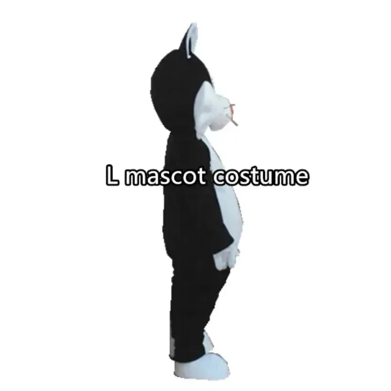 ABC123Sylvester adult size Sylvester cat mascot costume b;6'j,k.9;a view 2